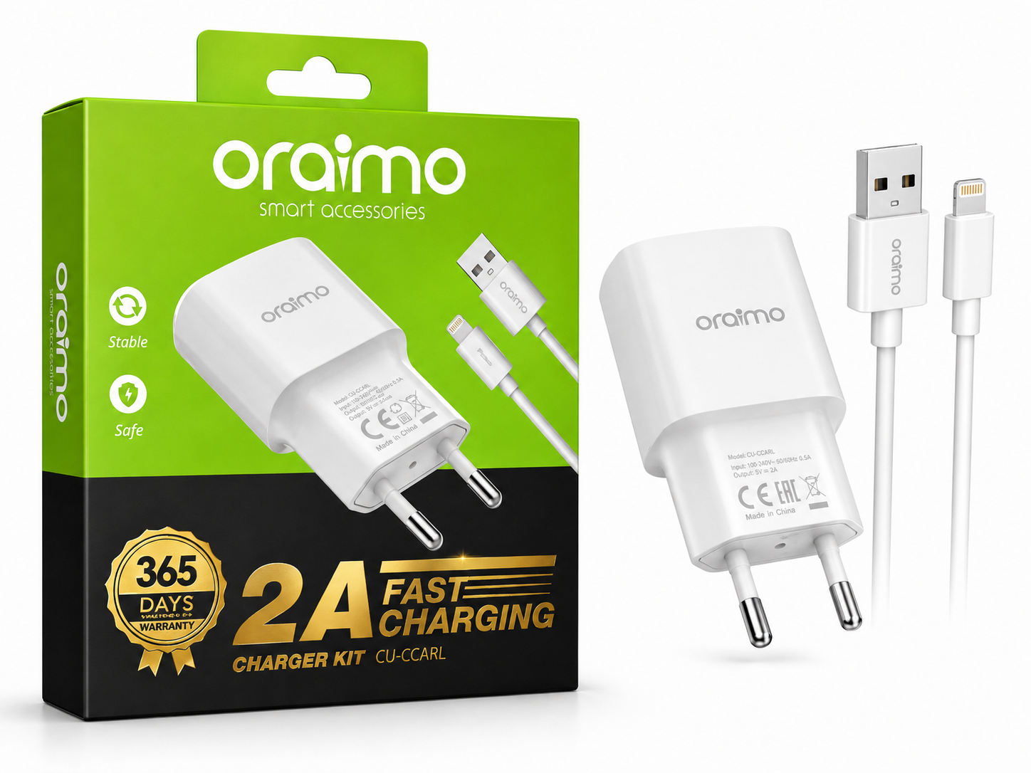 Oraimo lightning charger 20w